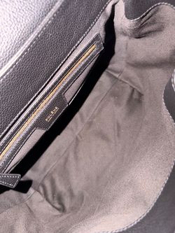Polène Black Leather Handbag