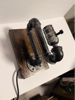 Industrial Mercantile lamp, Edison bulb style bathroom, desk home light