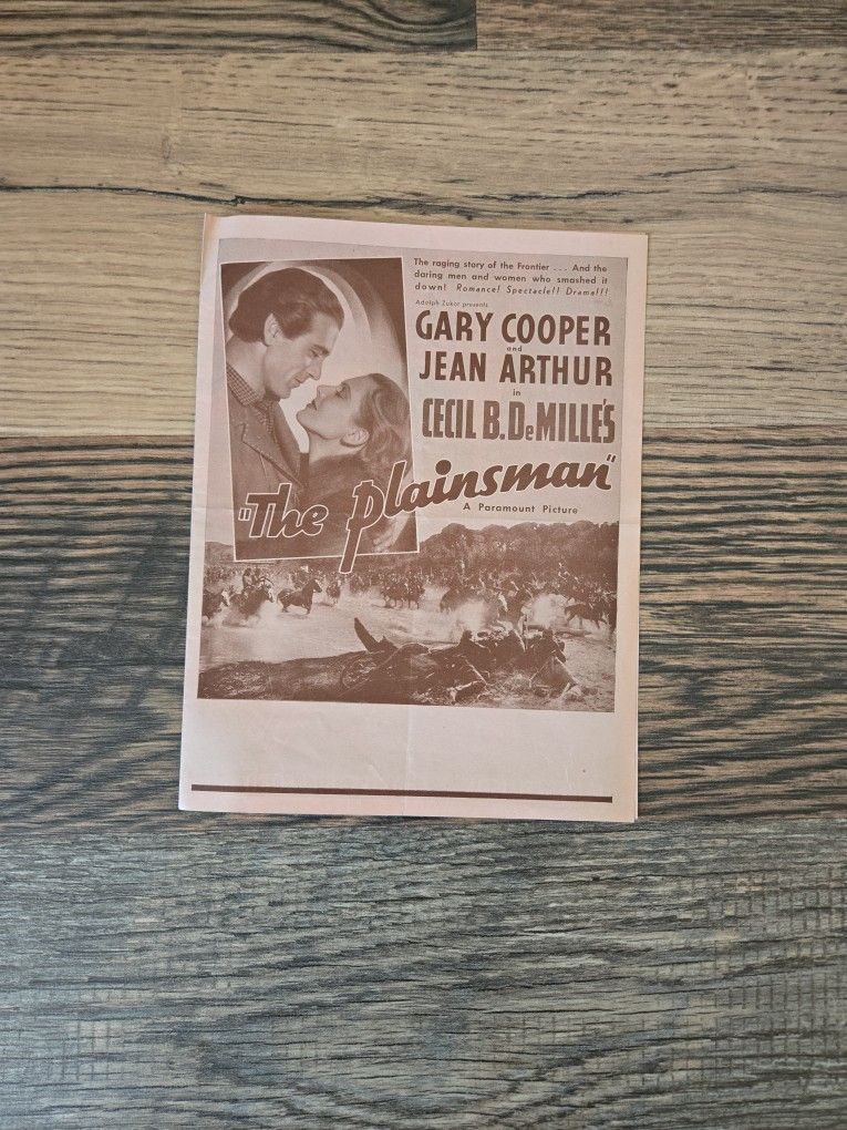 1937 Movie Advertisement