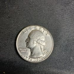 1976 quarter with D filled in 