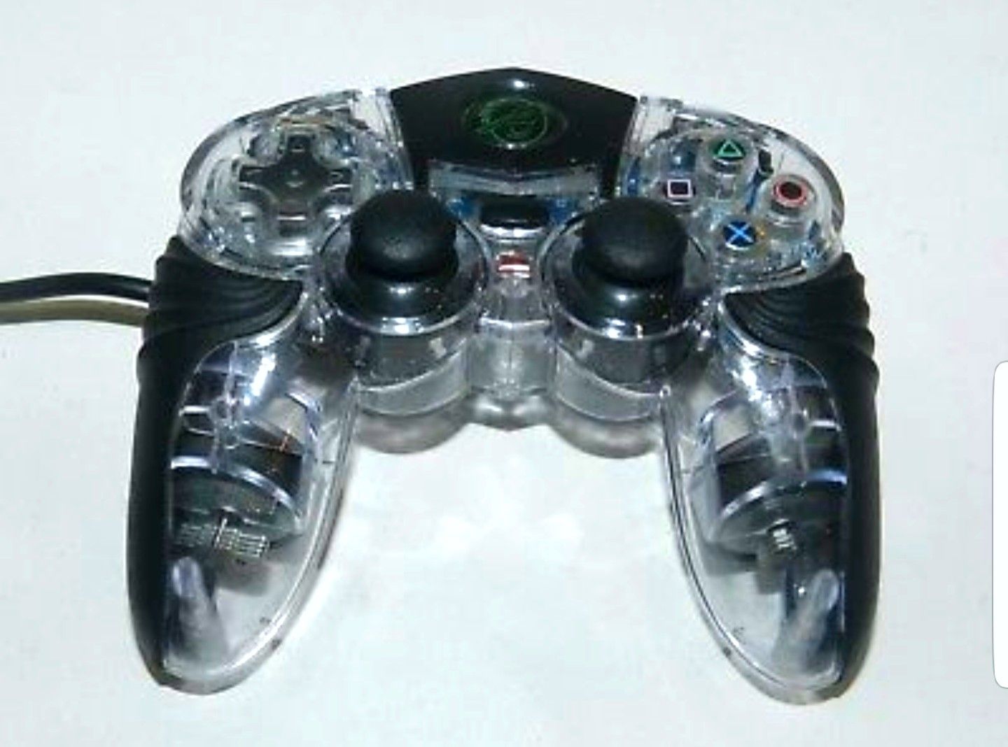 PS2 CONTROLLER PlayStation Pelican Afterglow Dualshock clear PL-691