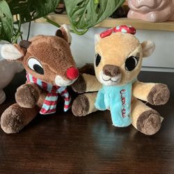 Rudolph And Clarice Stuffed Animals 
