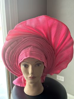 Readymade 2-1 Aso Oke Autogele For Women 