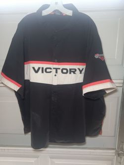 Victory Motorcycles  Size 3X Shop Shirt Black Short Sleeve