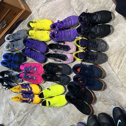 Men’s Kobe And LeBron Nike Shoes. Size 12. 15 Pairs.