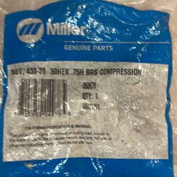 MILLER NUT BRS COMPRESSION 