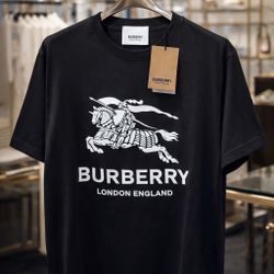 Black Burberry Tshirt all sizes 3for$100