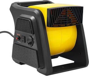 ❤️‍🔥 VEVOR Pivoting Utility Fan, 600 CFM High Velocity Floor Blower for Drying $40