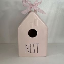 Rae Dunn pink NEST