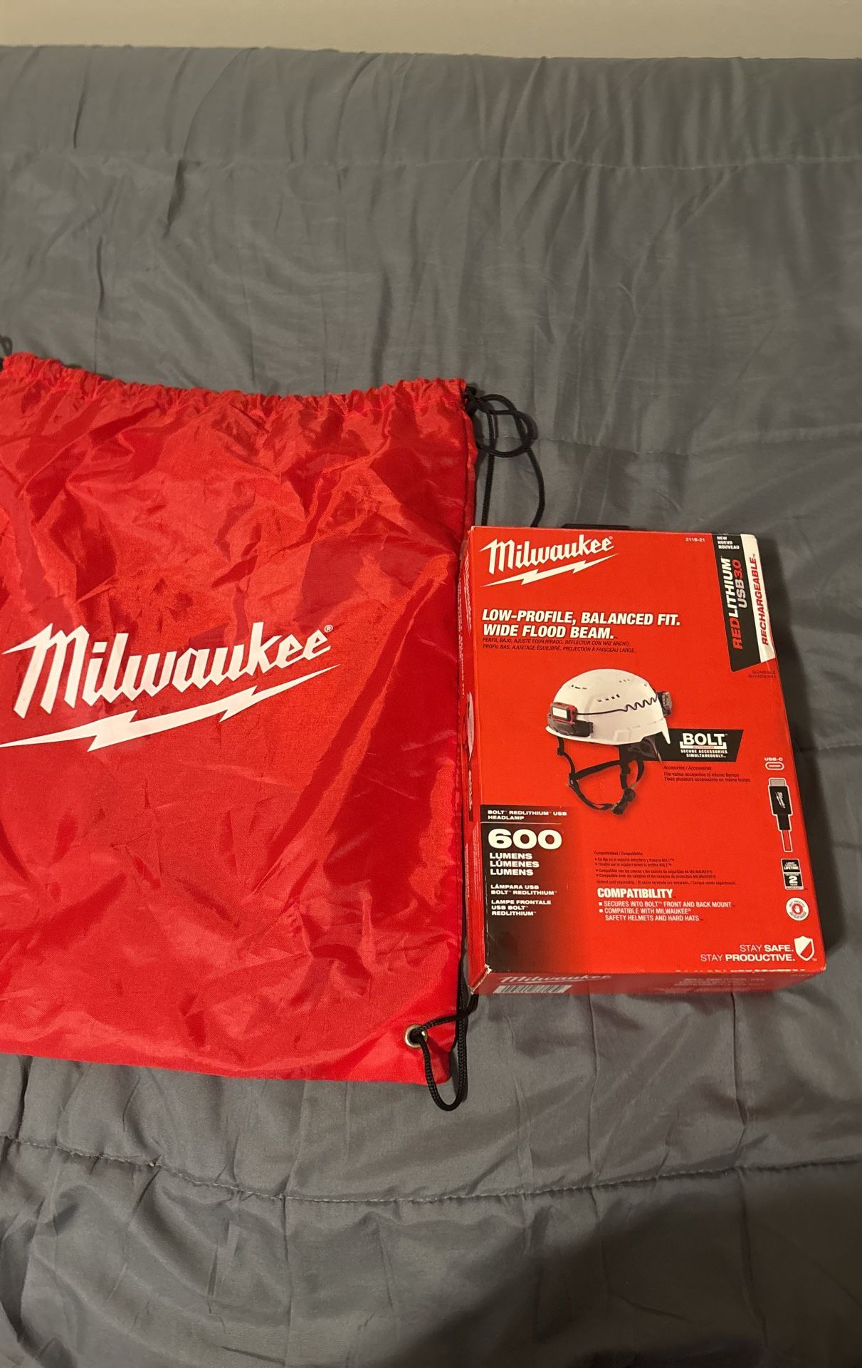 Milwaukee BOLT REDLITHUIM USB Headlamp