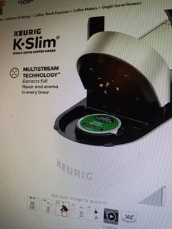 Keurig K-Slim Single Serve K-Cup Pod Coffee Maker, Multistream Technology,  White - AliExpress