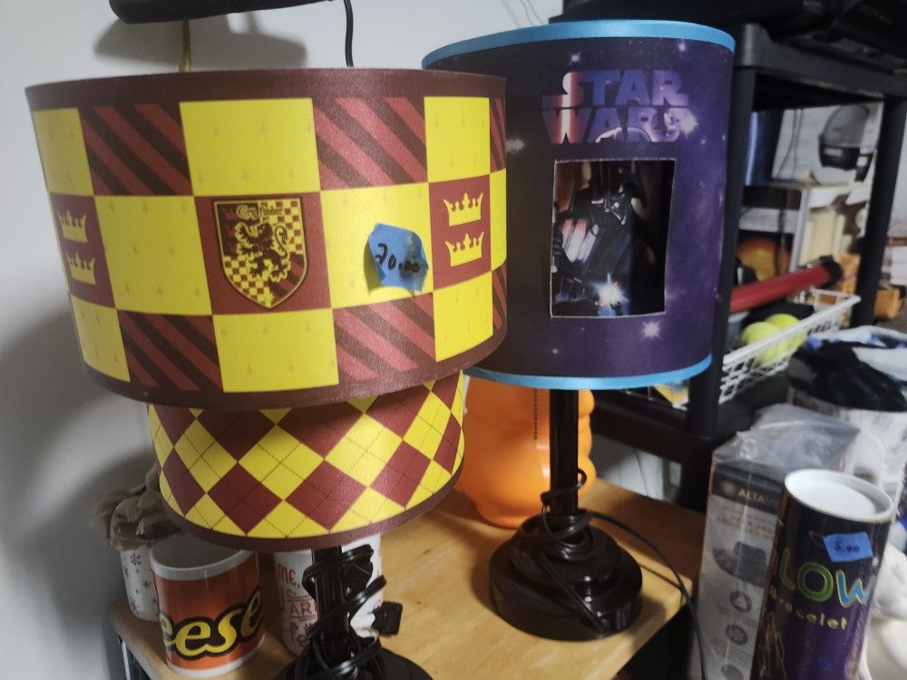 Harry Potter And Starwars Lamps