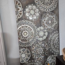 Pier 1 Imports mosaic mandala wall art panel. 