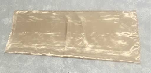 Beige/nude satin body pillow cover