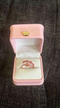 Hibiscus Viral promise ring size 8