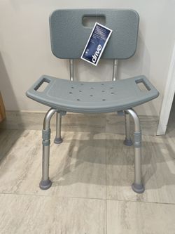 Drive Delux Aluminum Bath Seat With Back