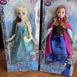 Mattel Disney Frozen Anna and Elsa Collector Dolls to Celebrate Disney 100 Years of Wonder