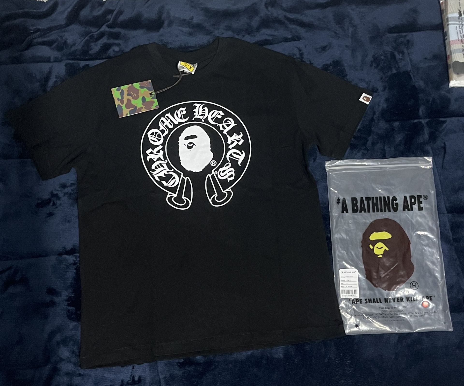 Bape X Chrome Shirt Size M