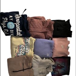 Lot Of Youth Hoodies Sweatshirt Zip Ups Youth Size Medium And Large