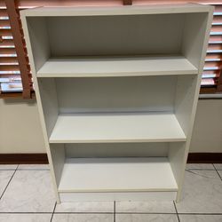 White Bookshelf 