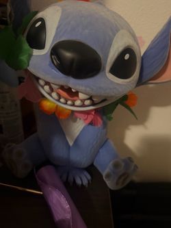 Stitch fuzzy movie theater popcorn bucket