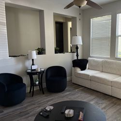 Sectional/Couch And Accent Chairs
