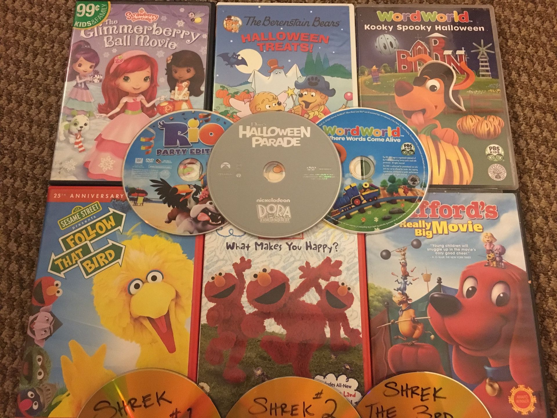 Kids Movies- 12 discs