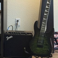 Jackson Electric Guitar +amp