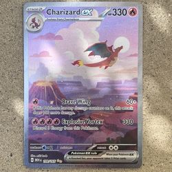 Pokemon 151 Charizard EX SIR card