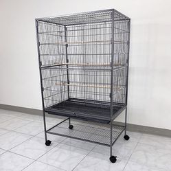 $100 (New in Box) Large 52” bird cage for parakeet parrot cockatiel canary finch lovebird, size 31x19x52” 