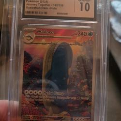 Wailord Sir Pokemon Card 