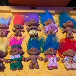 Trolls with Jewels on their bellies $50