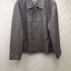 LIKE  NEW  EDDIE  BAUER  LAMB  LEATHER  JACKET  (size  XL)