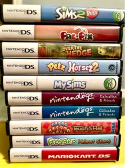 10 Nintendo DS Games Bundle - Complete with Cases