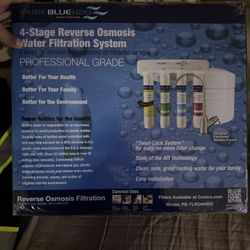 4 stage reverse osmosis water filter system