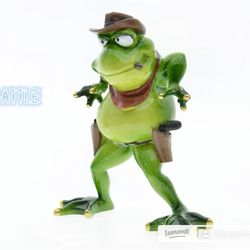 Dentists Doctor Nurse Cowboy Frogs Figurine Standing Frogs Sculpture Statue Animal Resins Miniature Collectible Figurine