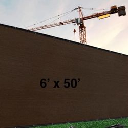 FENCE SCREEN 6 x 50 Privacy Screen Brown 6x50