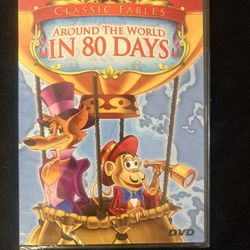 Around The World In 80 Days Classic Fables (DVD, Slimcase)  NEW SEALED