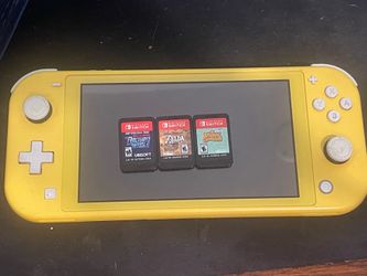 Switch lite for sale with games