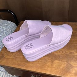 Purple Platform Slides 9W