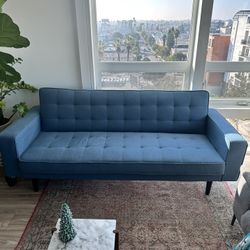 Modern Blue Futon