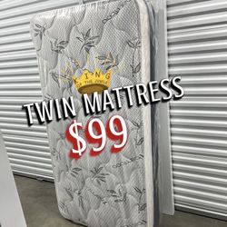 Twin Mattress $100
