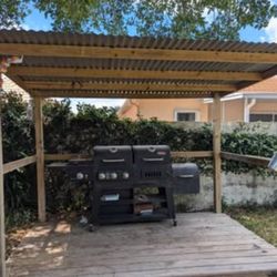 Custom Built Grill-Zibo with Deck – 6x8 ft,