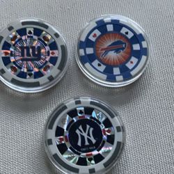 New York triple play poker Chips