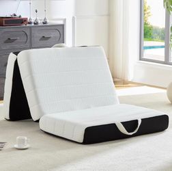 New In Box!!  Rocco’s Tri-Fold Memory Foam Mattress (73”x52”x4”) $60 FIRM (#1357)