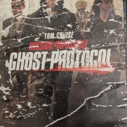 Ghost Protocol Mission Impossible With Tom Cruise 2011 Movie Video DVD (Mint), PG13, 132 Min Art Is Messed Up, X Rental. 

Blamed for a terrorist atta