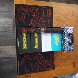 Pokemon Binder, Cards, and Playmats