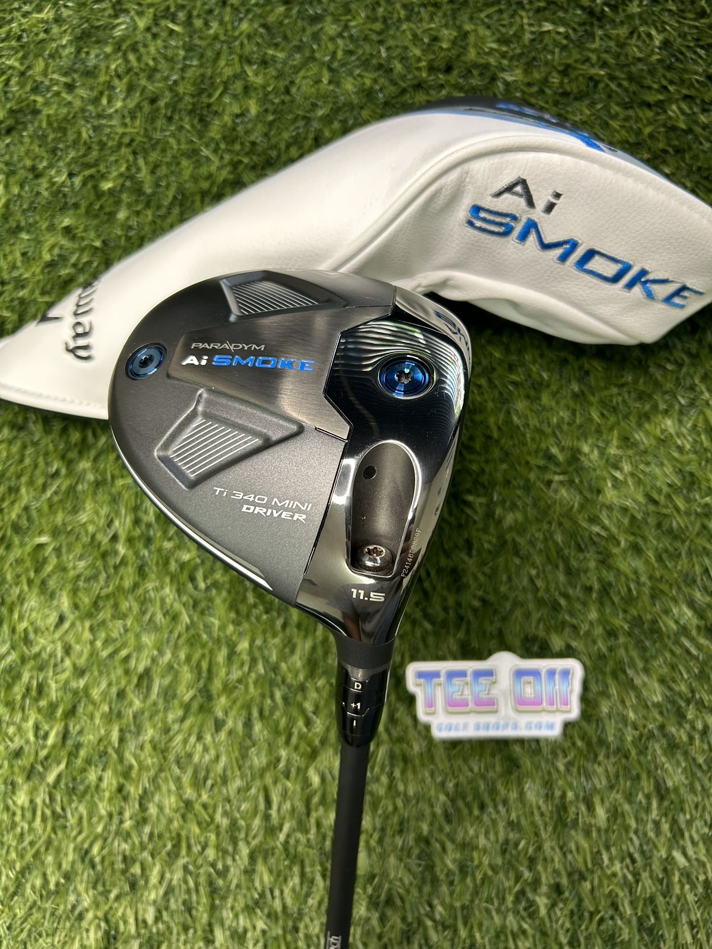 Callaway Ai Smoke Ti 340 Mini Driver 11.5 Loft Tensei Blue Stiff Flex GP Grip RH