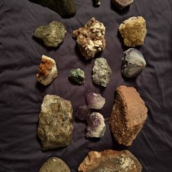 Rock, Rare Gem Stones And Fossils