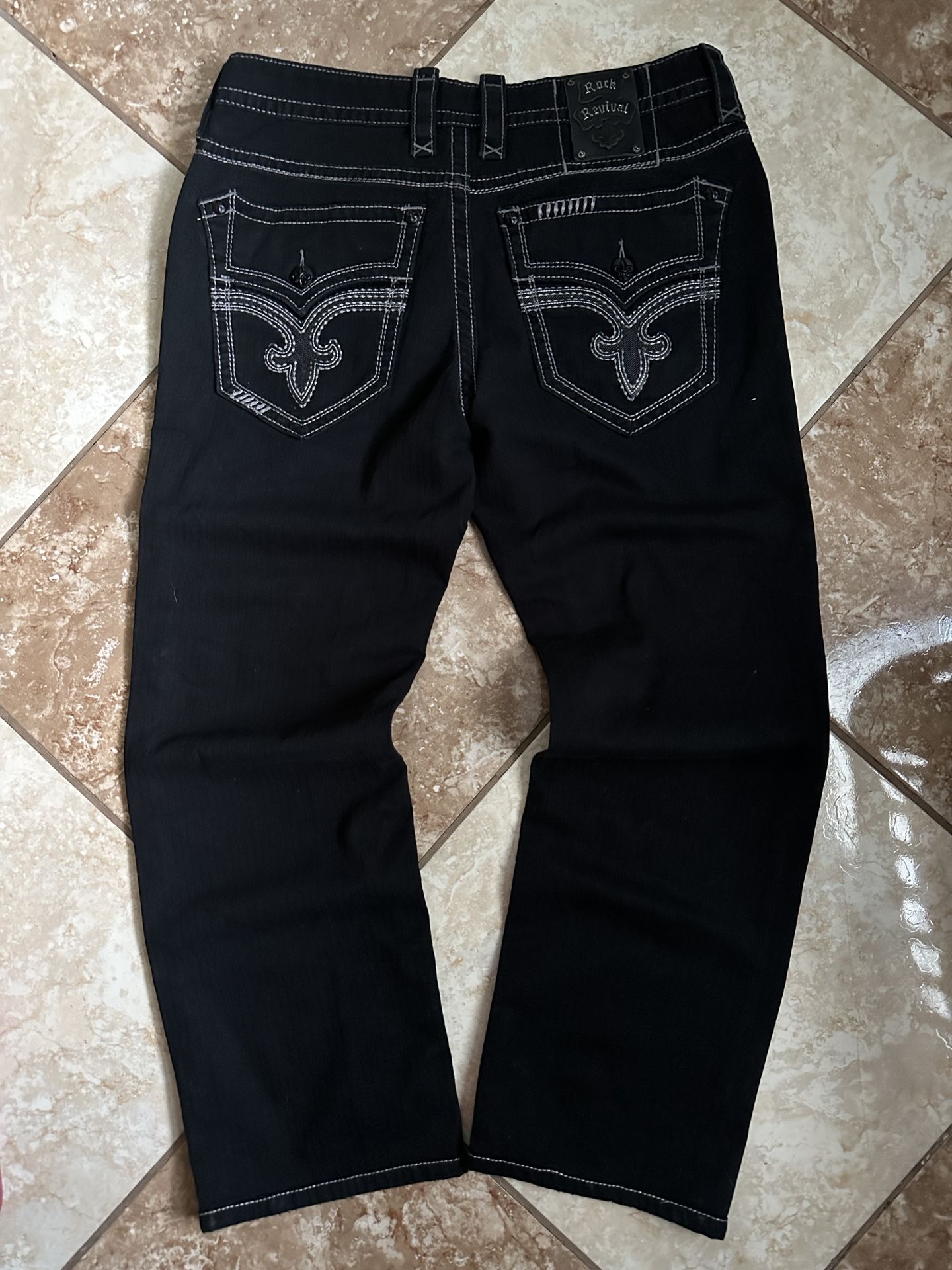 Rock Revival Jeans Size 34-32 Bootcut